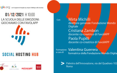 La scuola delle emozioni: giochiamo con FavolAPP